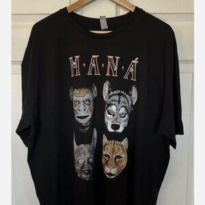 Mana 2019 Band T-Shirt Size 2XL